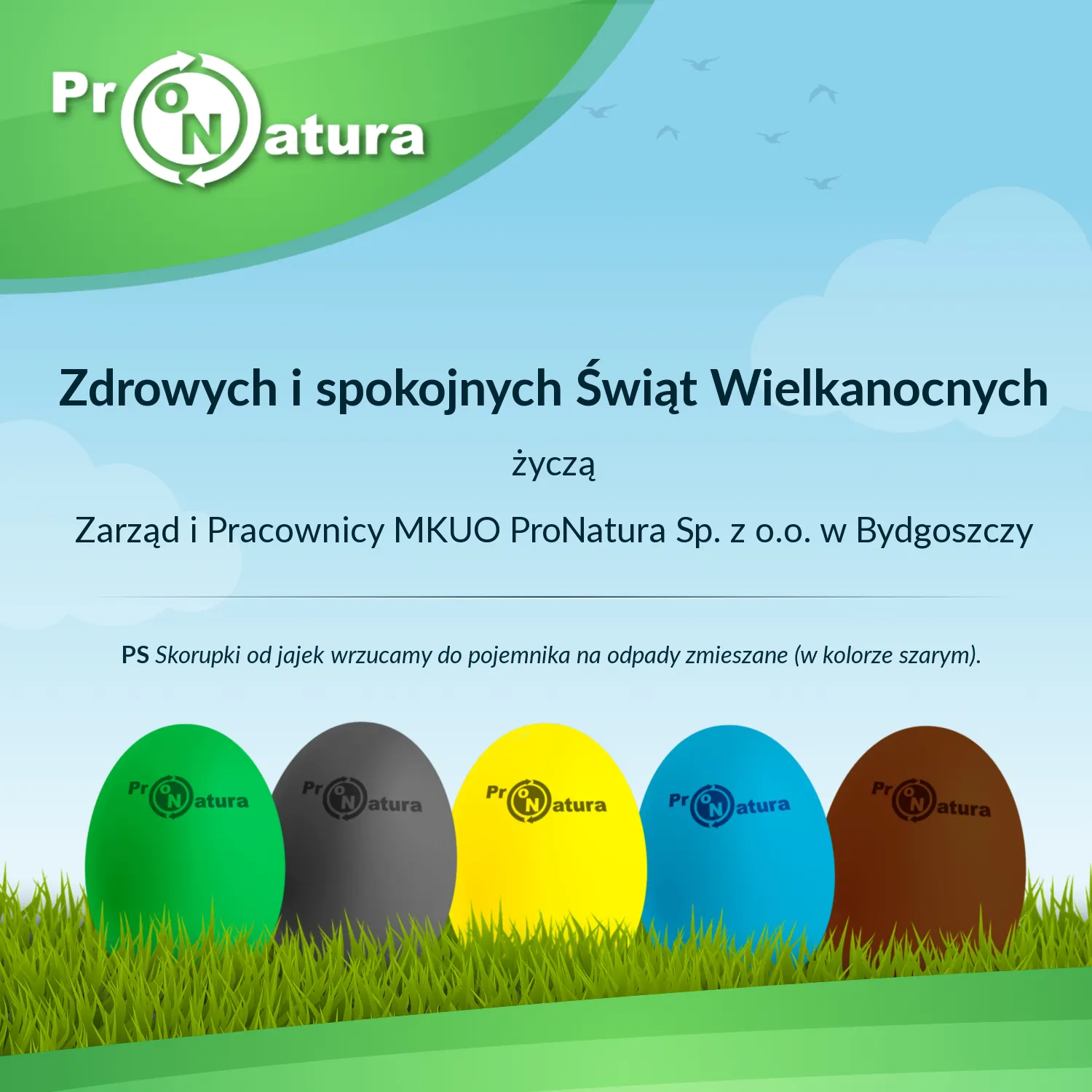 Zdrowych i spokojnych Świąt Wielkanocnych