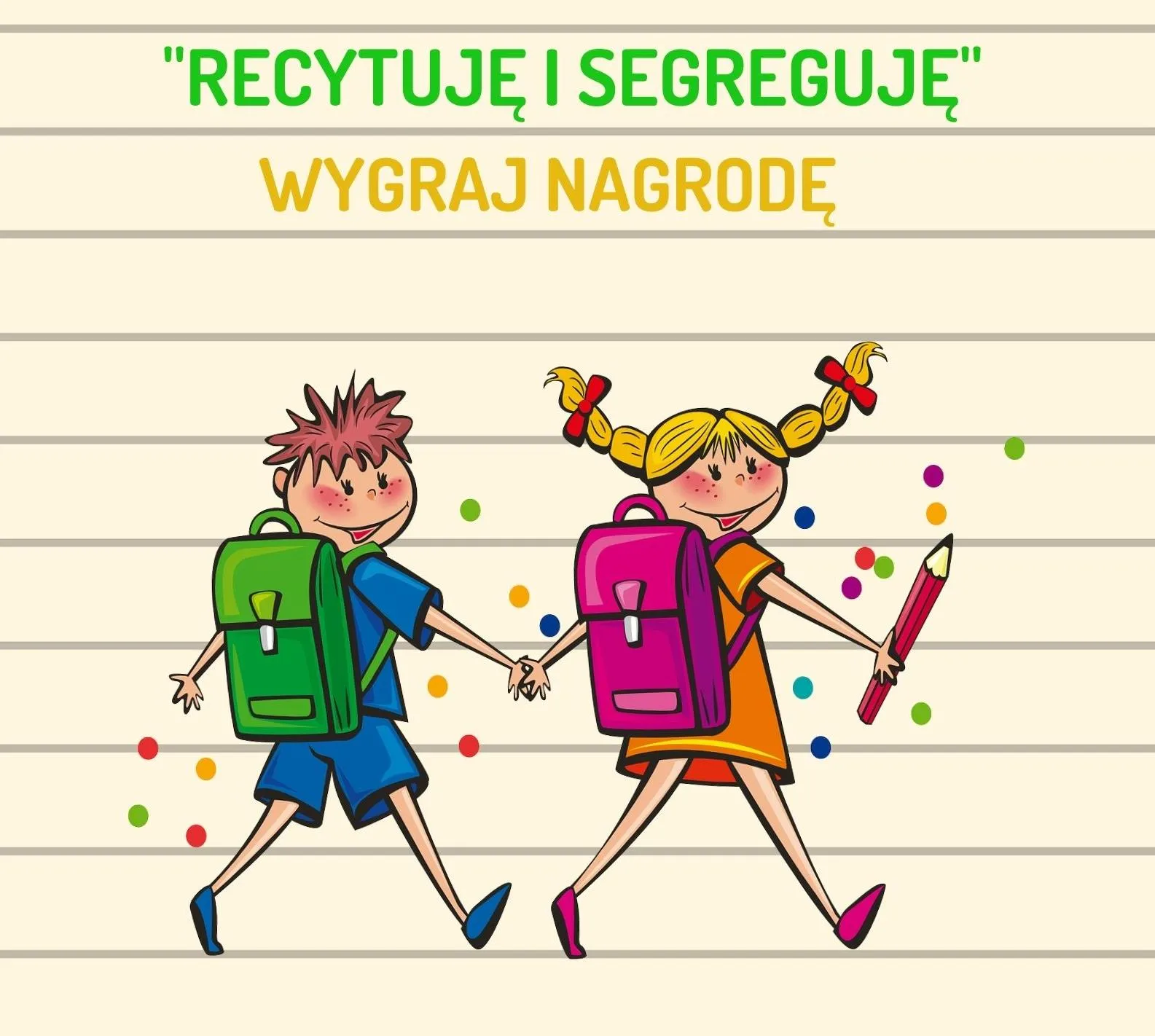 Recytuję i segreguję. Konkurs z nagrodami dla dzieci